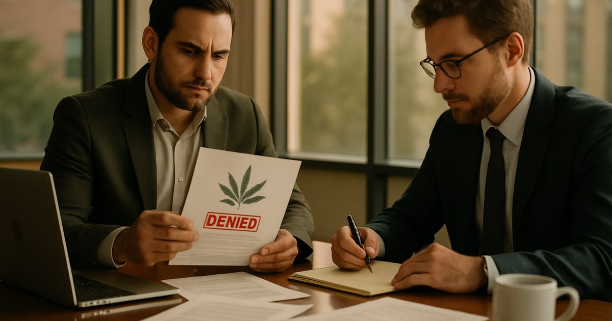 cannabis license denied